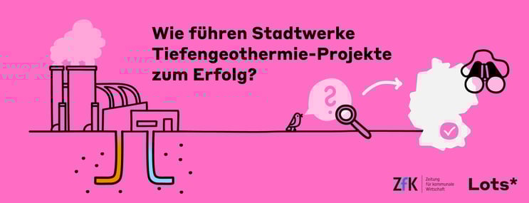 Illustration zu Tiefengeothermie und ihren Erfolg durch Kommunikation