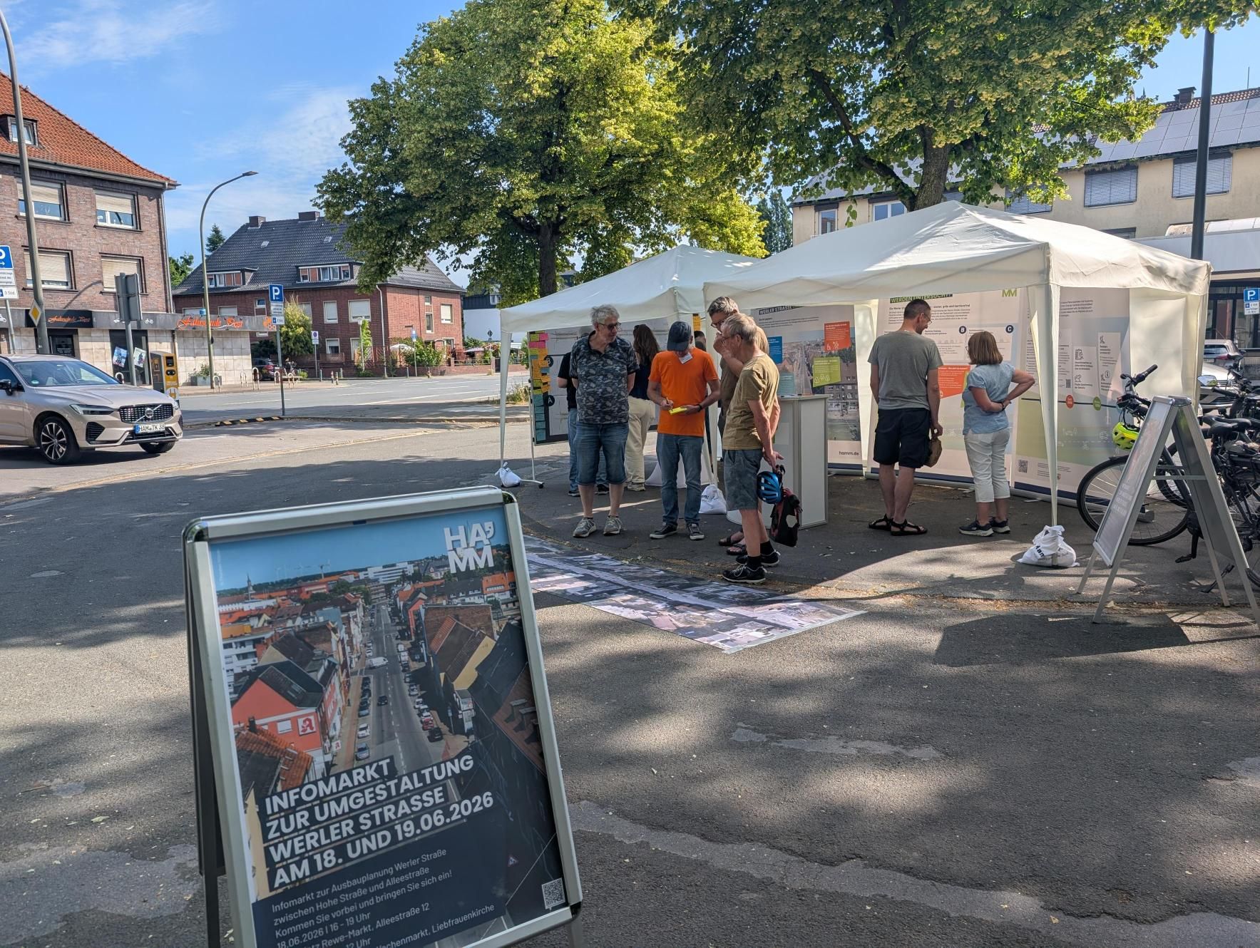 Stadt Hamm – Radwegausbau an einer Hauptstraße