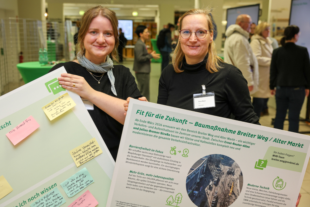 Magdeburger Verkehrsbetriebe – Baumaßnahme Alter Markt